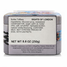 Churchill's Sights of London Collectible Tin with English Butter Toffees – 8.8 oz (250 g)
