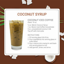 Monin Coconut Syrup for Cocktails, Coffee, and Beverages 750 Ml. / 25.4 Fl. Oz. X 12 (Factory Case)