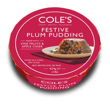 Cole's Festive Plum Pudding 16 Oz. (454 g.)