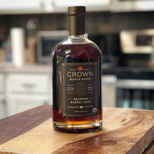 Crown Bourbon Barrel Aged Organic Maple Syrup Robust Flavor 25 Fl Oz. (750 ml)
