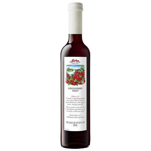 D'Arbo Lingonberry Syrup 16.9 Fl. Oz. / 500 ml. (Pack of 2)
