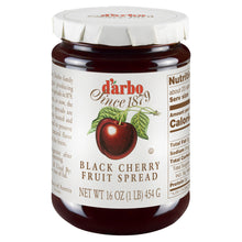 D'Arbo Black Cherry Fruit Spread 16 Oz. (454 G) (Pack of 2)