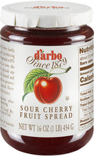 D'Arbo Souir Cherry Fruit Spread All Natural 16 Oz. (454 G) (Pack of 2)