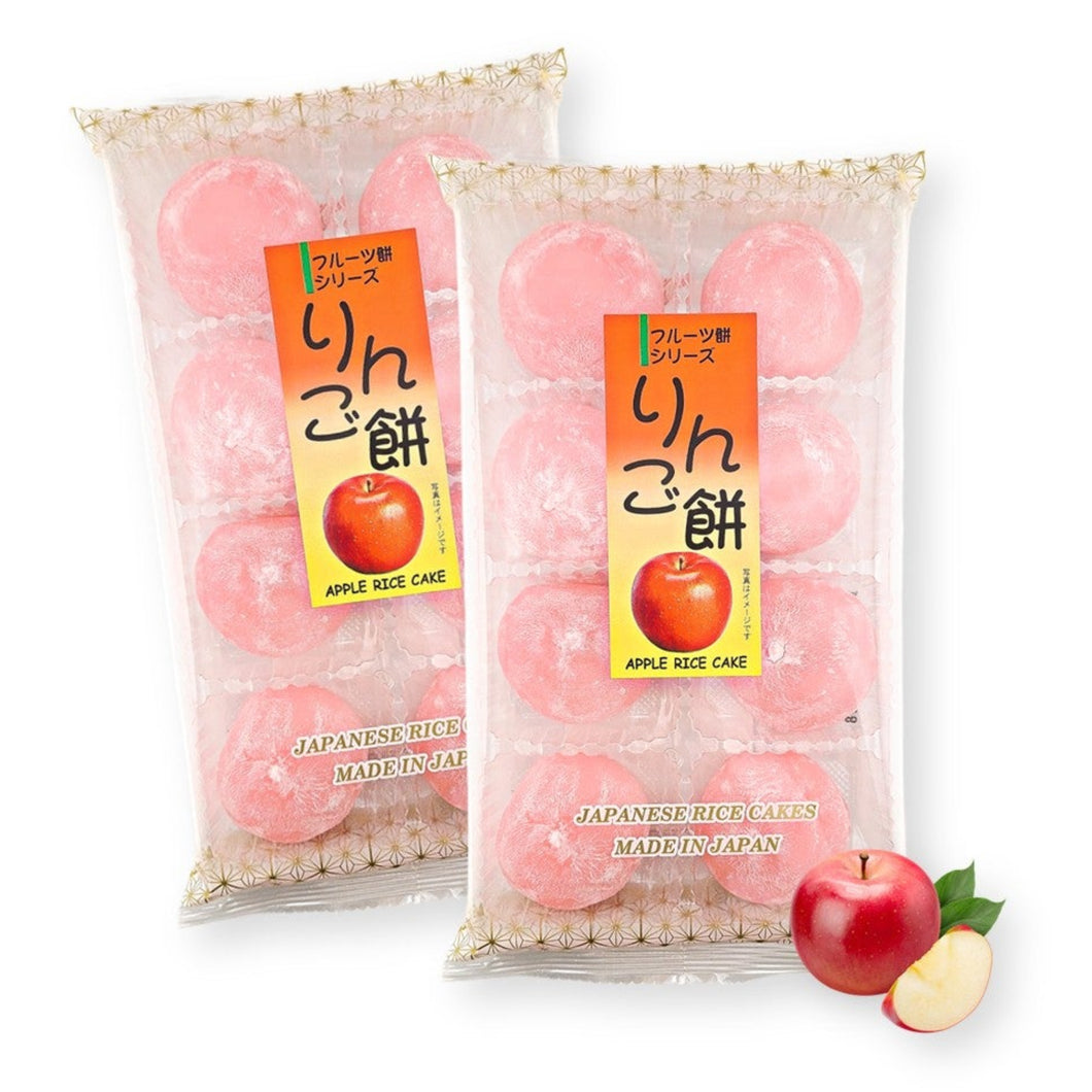 Japanese Mochi Fruit Daifuku APPLE Rice Cake 7.00 Oz / 200 g (Pack of 2)