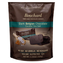 Bouchard Premium Dark Belgian Chocolate Caramel Sea Salt 5.29 Oz. (150 g.) (Pack of 2)