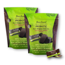 Bouchard Belgian Dark Chocolate Probiotic Napolitains 72% Cacao 7.2 Oz. (204g.) (Pack of 2)