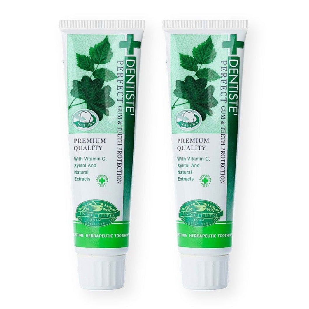 Dentiste Premium Nighttime Herbal Toothpaste For Fresh Morning Breath Net Wt. 3.5 oz. / 100 g (Pack of 2).)