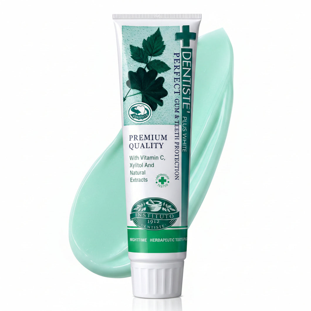 Dentiste Premium Nighttime Herbal Toothpaste For Fresh Morning Breath Net Wt. 3.5 oz. / 100 g