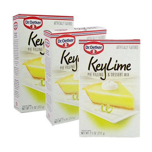 Dr. Oetker Key Lime Pie Filling & Dessert Mix 7.5 Oz. (Pack of 3)
