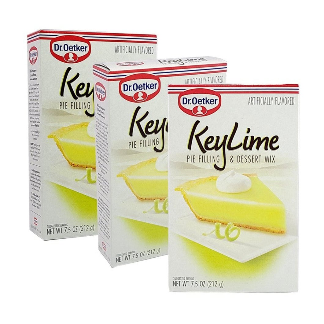Dr. Oetker Key Lime Pie Filling & Dessert Mix 7.5 Oz. (Pack of 3)