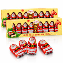 Erasmi Lübecker Edel Marzipan Chocolate Santas – 3.5 oz /100 g (Pack of 2)