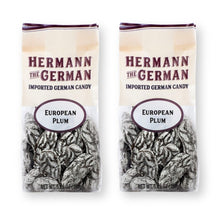 Hermann the German Bavarian EUROPEAN PLUM Hard Candy 5.29 oz. / 150 g (Pack of 2)