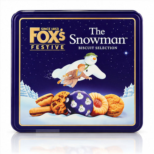 Fox's Festive The Snowman Biscuit Selection – 12.35 oz (350 g) | British Christmas Cookie Gift Tin