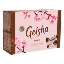 Fazer Geisha DARK Chocolate with Soft Hazelnut Filling Box 5.3 oz. / 150 g. (Pack of 2)