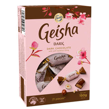 Fazer Geisha DARK Chocolate with Soft Hazelnut Filling Box 5.3 oz. / 150 g. (Pack of 2)