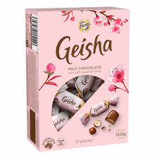 Fazer Geisha Milk Chocolate with Soft Hazelnut Filling Box 5.3 oz. / 150 g. (Pack of 2)