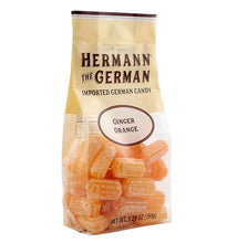 Hermann the German Ginger Orange Bavarian Hard Candy 5.29 oz. / 150 g (Pack of 2)