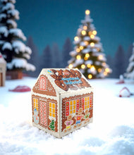 Wicklein Gingerbread Cookie Winterhaus Chocolate Lebkuchen Assorted Shapes with Sprinkles 7.05 Oz.(200 g.)