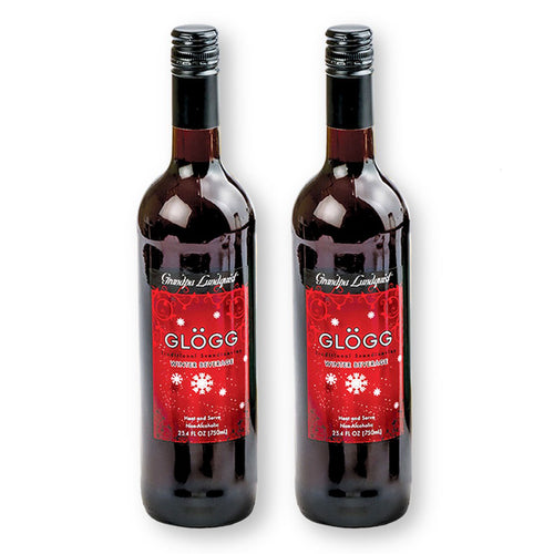 Grandpa Lundquist Glögg Traditional Scandinavian Winter Beverage 25.4 Fl. Oz. (Pack of 2)