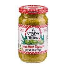 Le Conserve della Nonna Tapenades 3-Variety Gift Set (Black Olives, Green Olives, and Sundried Tomato) with Spreader Spoon (4-pc Set)