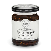 Hafi Fig & Olive Muscovado Marmalade 5.29 Oz. X 2 Jars with Gold Spreader Spoon (3-Pc Set)