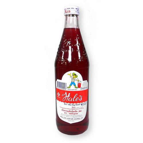 Hale's Blue Boy Syrup Sala Cyder (Red) Original Syrup from Thailand 24 Fl. Oz