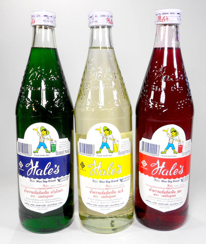 Hale's Blue Boy Syrups, Sala Cyder, Cream Soda, or Mali Original Syrups from Thailand 24 Fl. Oz.