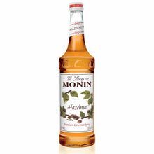 Monin Hazelnut Syrup with Pump Starter Set for Cocktails, Coffee, and Beverages 750 Ml. / 25.4 Fl. Oz. (2-Pc Set)