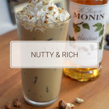Monin Hazelnut Syrup with Pump Starter Set for Cocktails, Coffee, and Beverages 750 Ml. / 25.4 Fl. Oz. (2-Pc Set)