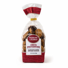 Hermann the German Choco-Pfeffernusse Glazed Spice Gingerbread Cookies with Dark Chocolate 7.05 Oz. /200 g. (Pack of 2)