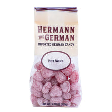 Hermann the German Bavarian HOT WINE Hard Candy 5.29 oz. / 150 g (Pack of 2)