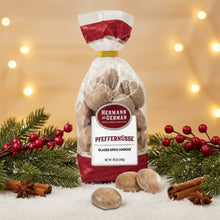 Hermann the German Pfeffernusse Glazed Spice Gingerbread Cookies 7.05 Oz. /200 g. (Pack of 2)