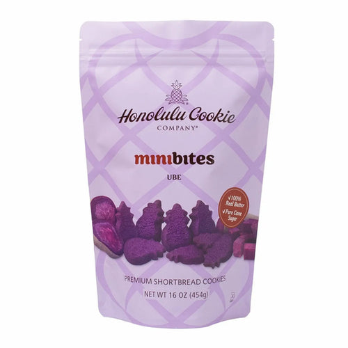 Honolulu Cookie Company Ube Bites Premium Shortbread Cookies 16 Oz. /454 g.)
