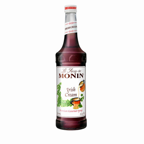 Monin Irish Cream for Cocktails, Coffee, and Beverages 750 Ml. / 25.4 Fl. Oz. X 12 (Factory Case)