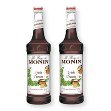 Monin Irish Cream for Cocktails, Coffee, and Beverages 750 Ml. / 25.4 Fl. Oz. (Pack of 2)