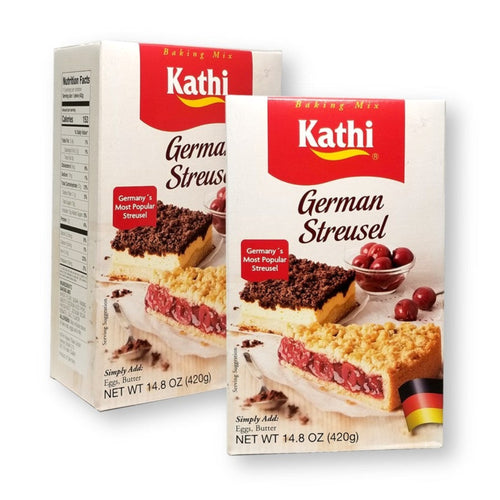 Kathi German Streusel Cake Mix 14.8 Oz./ 420 g (Pack of 2)