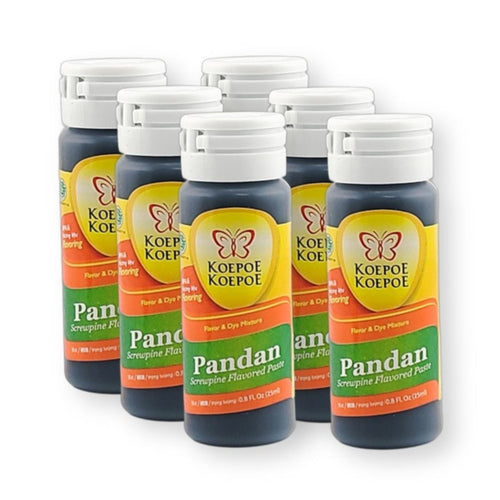 Koepoe Koepoe Pandan Flavoring Extract 25 ml. (Pack of 6)