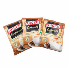 Kopiko Cappuccino Instant Coffee with Choco Granule 8.8 Oz. (25 G.X 10 Sachets) Pack of 2