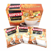 Kopiko Cappuccino Instant Coffee with Choco Granule 8.8 Oz. (25 G.X 10 Sachets) Pack of 2