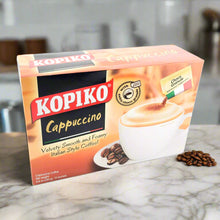 Kopiko Cappuccino Instant Coffee with Choco Granule 8.8 Oz. (25 G.X 10 Sachets) Pack of 2