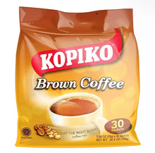 Kopiko Brown Instant Coffee 3-in-1 Authentic Indonesian Volcanic Coffee with Brown Sugar 26.4 Oz. (25 G.X 30 Sachets) Pack of 2