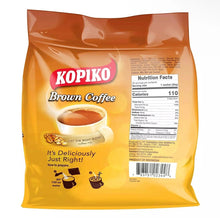 Kopiko Brown Instant Coffee 3-in-1 Authentic Indonesian Volcanic Coffee with Brown Sugar 26.4 Oz. (25 G.X 30 Sachets) Pack of 2