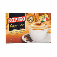 Kopiko Cappuccino Instant Coffee with Choco Granule 8.8 Oz. (25 G.X 10 Sachets) Pack of 2