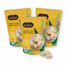 Kunna Crispy Thai Mango Coconut Milk Snack 0.88 Oz. (Pack of 3)