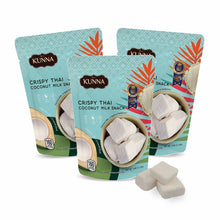 Kunna Crispy Thai Coconut Milk Snack 0.88 Oz. (Pack of 3)