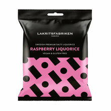 Lakritsfabriken Premium Swedish SALTY RASPBERRY Licorice 3.53 Oz. (Pack of 2)