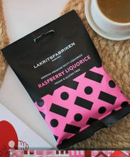 Lakritsfabriken Premium Swedish SALTY RASPBERRY Licorice 3.53 Oz. (Pack of 2)