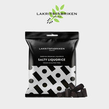 Lakritsfabriken Premium Swedish SALTY Licorice 3.53 Oz. (Pack of 2)