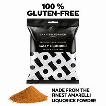 Lakritsfabriken Premium Swedish SALTY Licorice 3.53 Oz. (Pack of 2)