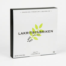 Lakritsfabriken Premium Swedish SALTY Licorice Gift Boxed 5.29 Oz./150 g.